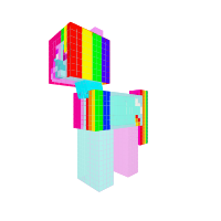 Half Pinkie Half Rainbow