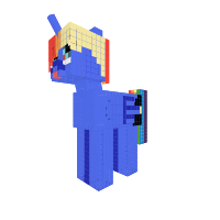 Rainbow Night Moon