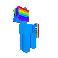 Rainbow Blast (Rainbow Dash's sister from the movie  people are talking about with her sister)