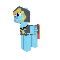 Rainbow Dash (X-mas costume show)