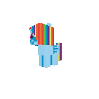 raimbow dash potro