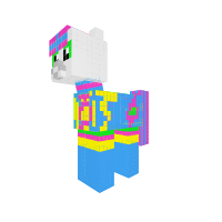 rainbow cotton candy(in suit)