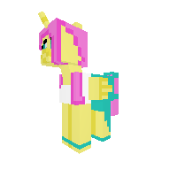 FlutterShy in a dress (Alicorn)