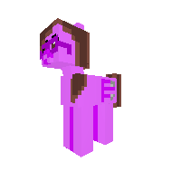 My friend as a pony