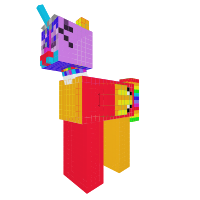 Raimbow pony