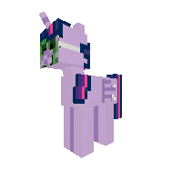 Twilight Sparkle (with mask Creeper)