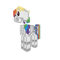Skeleton Rainbow dash