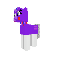 violet and white