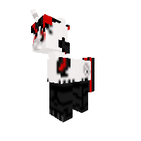 Blackjack with Black robo hooves