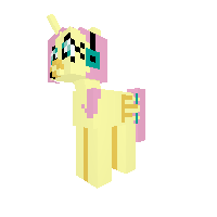 Fluttershy with headphones