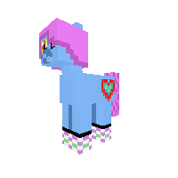 Purple Berry Blue Heart With Socks!!!
