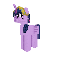 Twilight Alicorn w/ crown