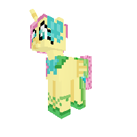 flutter shy as a godess