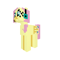 Fluttershy with headphones #2