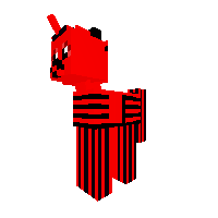red and black