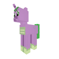 spike as a pony