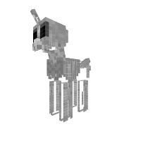 Skeleton pony