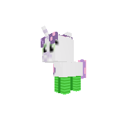 Sweetie Belle with socks
