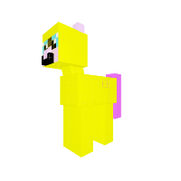 Pinky in a banana suit