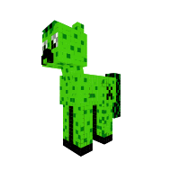 Creepy the Creeper Pony