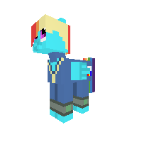 Rainbow Dash (Vault Dweller costume)