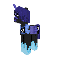 Nightmare Moon (with white eyes)