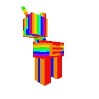 rainbow pony