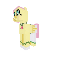 Fluttershy "Bride of Discord" wedding dress