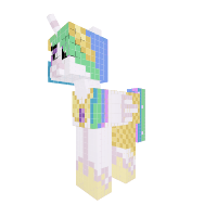 Celestia in gala dress