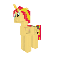 Sun set shimmer as an alicorn with element