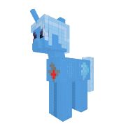Trixie with amulet