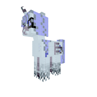 purple ghost pony