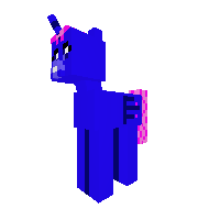 blue pony