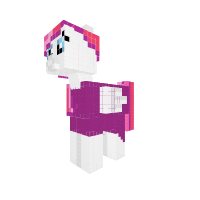 Diamond rose in Gala dress