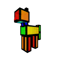 Rubix Cube Pony