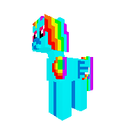 Girly Rainbow Dash