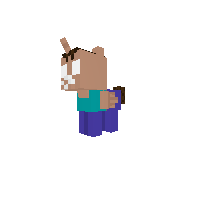 Herobrine as a colt