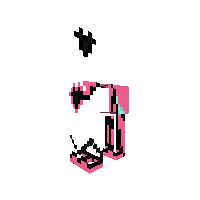 Pink Wolf's prom dress