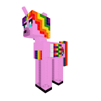 rainbow pony