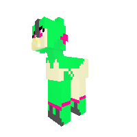 Virizion (pokemon) as a pony