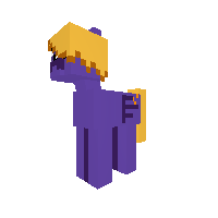 Spyro as a Pony