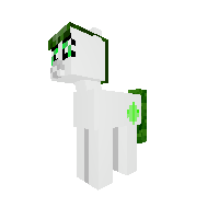 green leaf back round pony