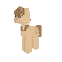 Pony in cape