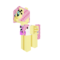 fluttershy loves wink wolf-for pink wolf-