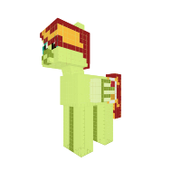 Flame pony skin