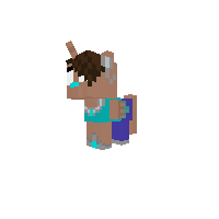 Princess Herobrine as a alikitty (example)