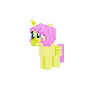 Fluttershy (Alicorn) filly