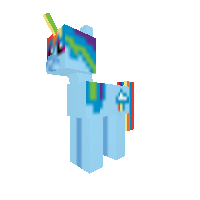 Rainbow Dash As A Unicorn