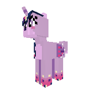 Rainbow Powered Twilight Wolf