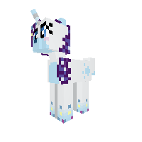 Rainbow Powered Rarity Wolf